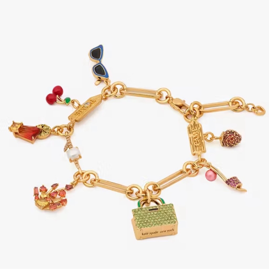 $168 Kate Spade Sweet Treasures Charm Bracelet